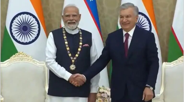 पीएम मोदी को मिला उज्बेकिस्तान का सर्वोच्च सम्मान, यूरेनियम सप्लाई पर दोनों देशों के बीच हुआ समझौता